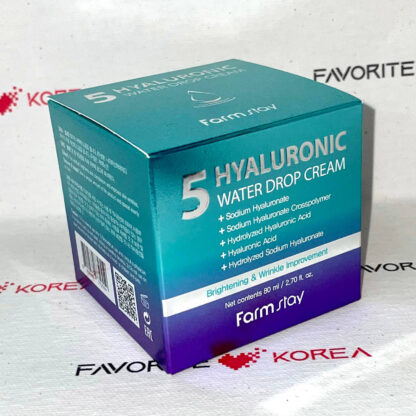 Увлажняющий крем С 5 видами гиалуроновой кислоты FarmStay Hyaluronic 5 Water Drop Cream 50 ml