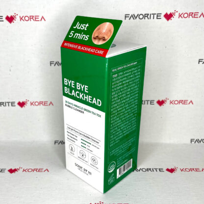 SOME BY MI Bye Bye Blackhead 30 Days Miracle Green Tea Tox Bubble Cleanser, 120 мл